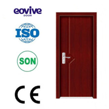 hot design classroom single leaf swing inner bathroom mdf PVC door